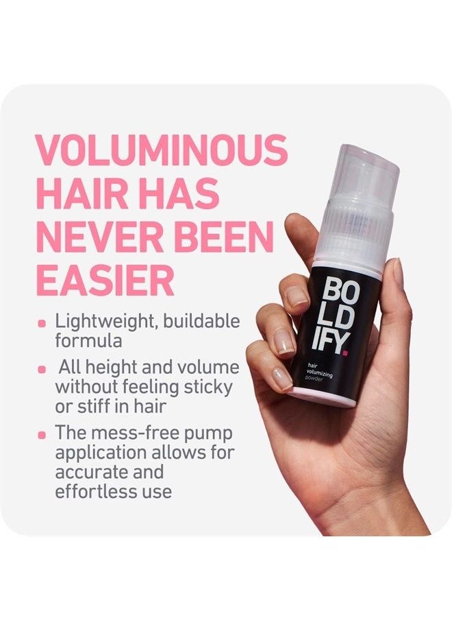 Boldify - BOLDIFY Hair Volumizer and Hair Texture Powder - Hair Styling Powder, Travel Size Hairspray Hair Powder for Women & Men, Hair Powder Helps Hold Hair Fibers for Thinning Hair for Women & Men - Image 1