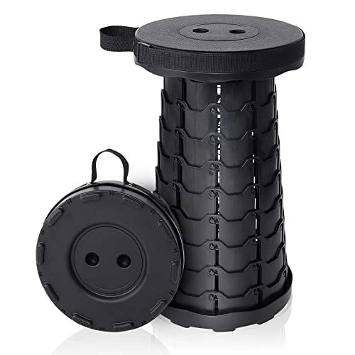 VOLIXOD Foldable Telescoping Stool Portable Retractable Stool for Adults Upgraded Collapsible Folding Seats with Load Capacity 550lbs Camping Stools for Adults