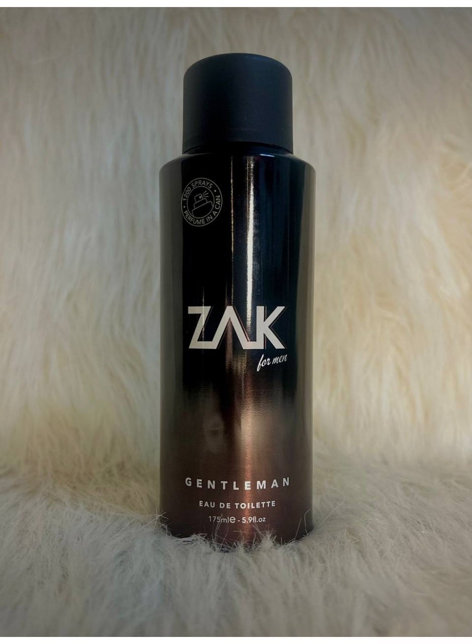 Zak Eau de Deodorant spray Gentleman Energy For Men175 Ml (Packaging may vary)
