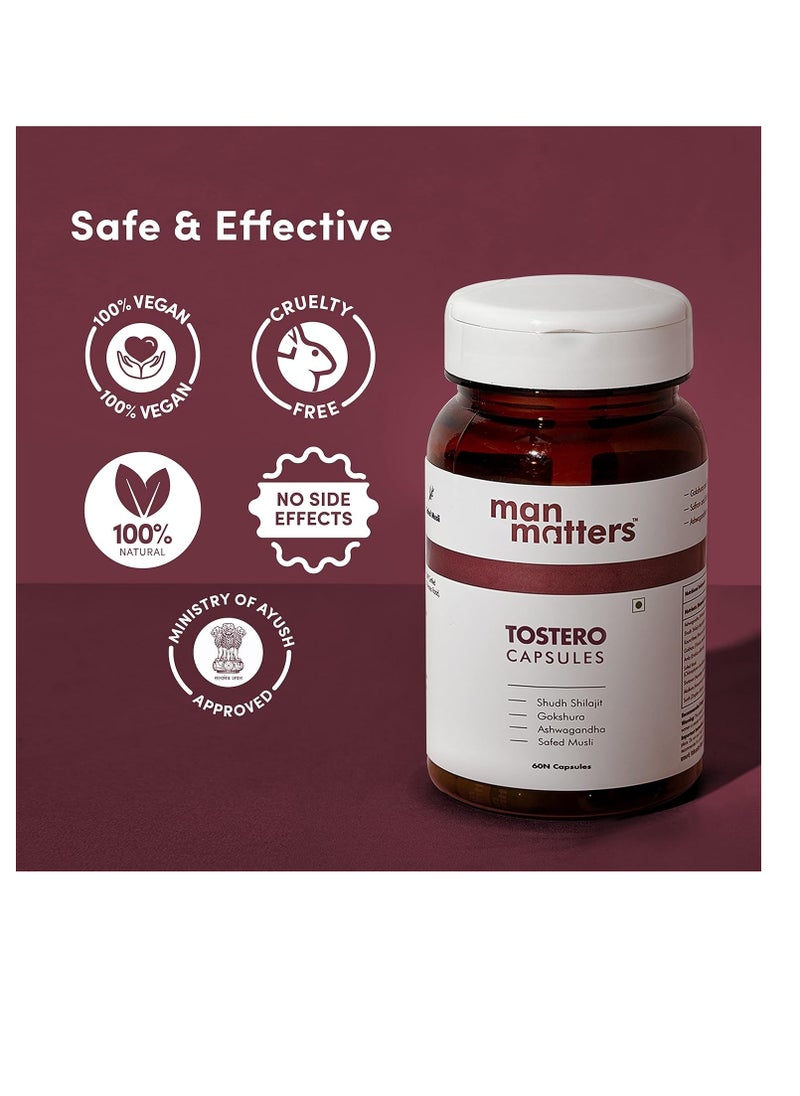 Man Matters - for Men 120 Capsules  With Actives like Ashwagandha  Gokshura and Safed Musli For Improved Muscle Strength and Recovery  Stamina and Overall Wellbeing - Image 1