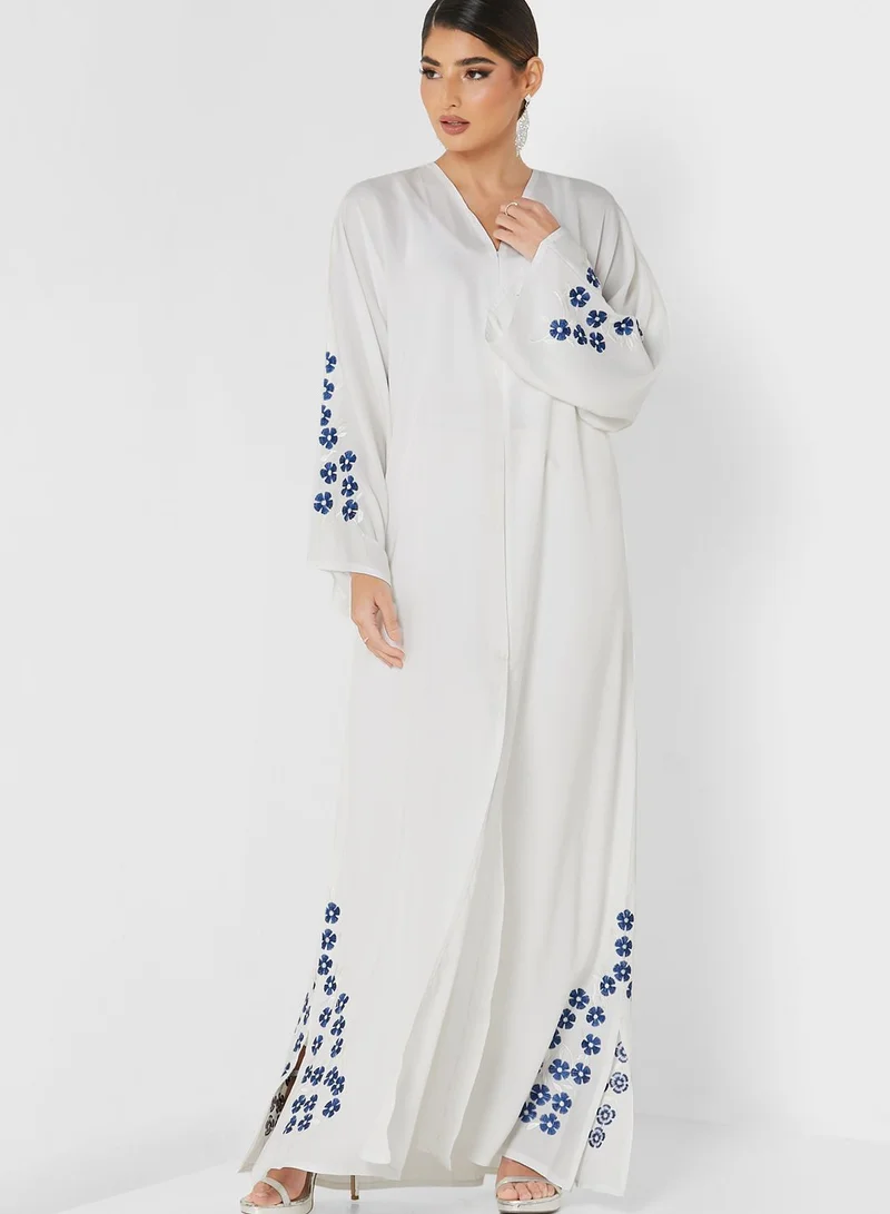 Khizana Floral Abaya