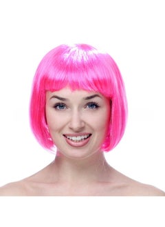 Arabest Short Bob Costume Wig Peach 