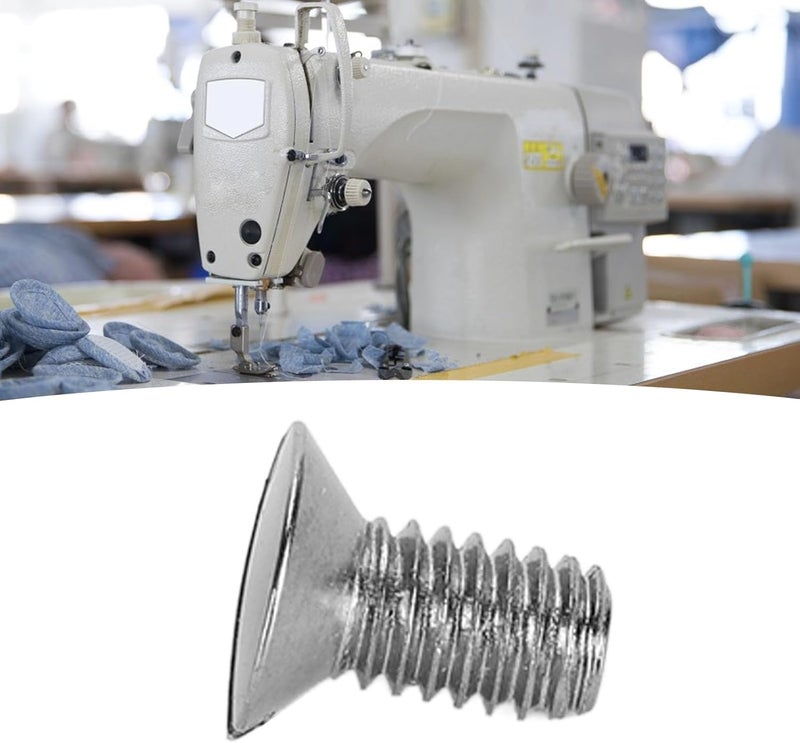 ANGGREK Sewing Needle Plate Screw, Fade Lightweight Iron Replacement Sewing Machine Needle Plate Screw 10Pcs for MX60 - Image 3