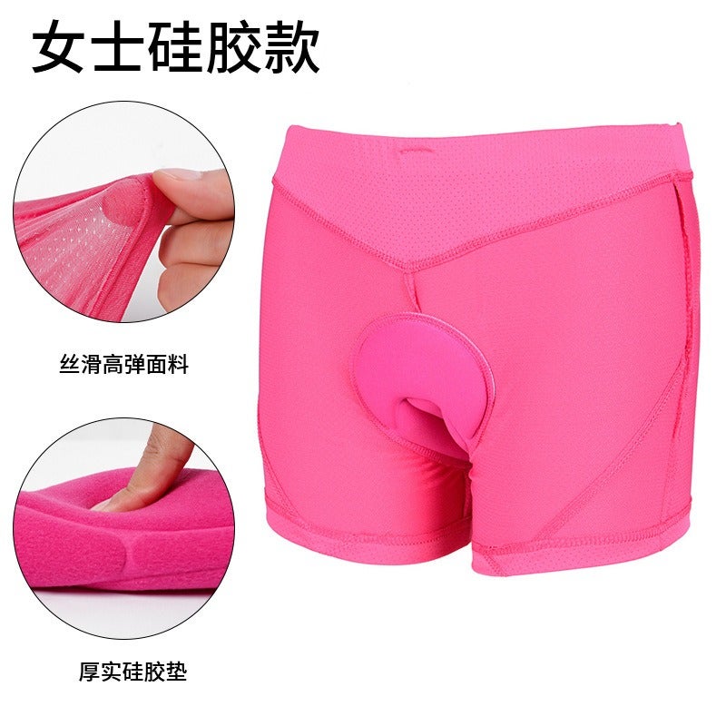 Mei Long / M E I L O N G Meilong Cycling Underwear Padded Bike Shorts for Men and Women Quick-Dry Breathable Road Bike Shorts All-Season - Image 1