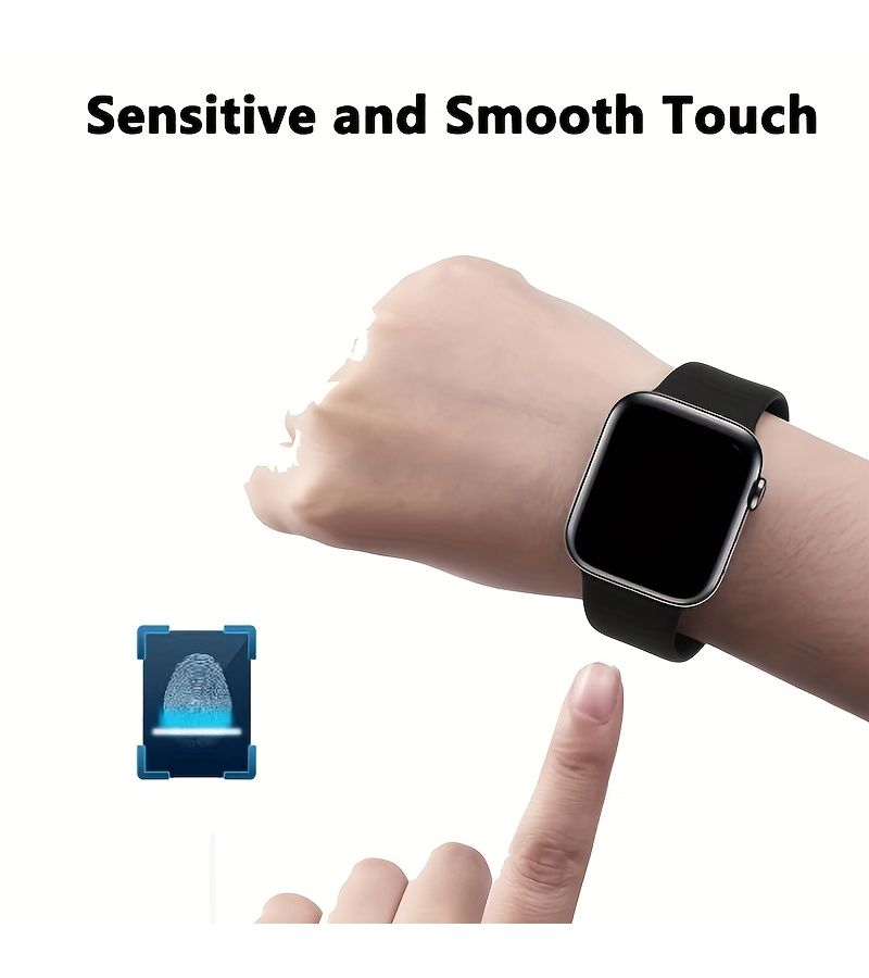 TPU Screen Protector Set for Apple Watch 44mm S10 - Image 5