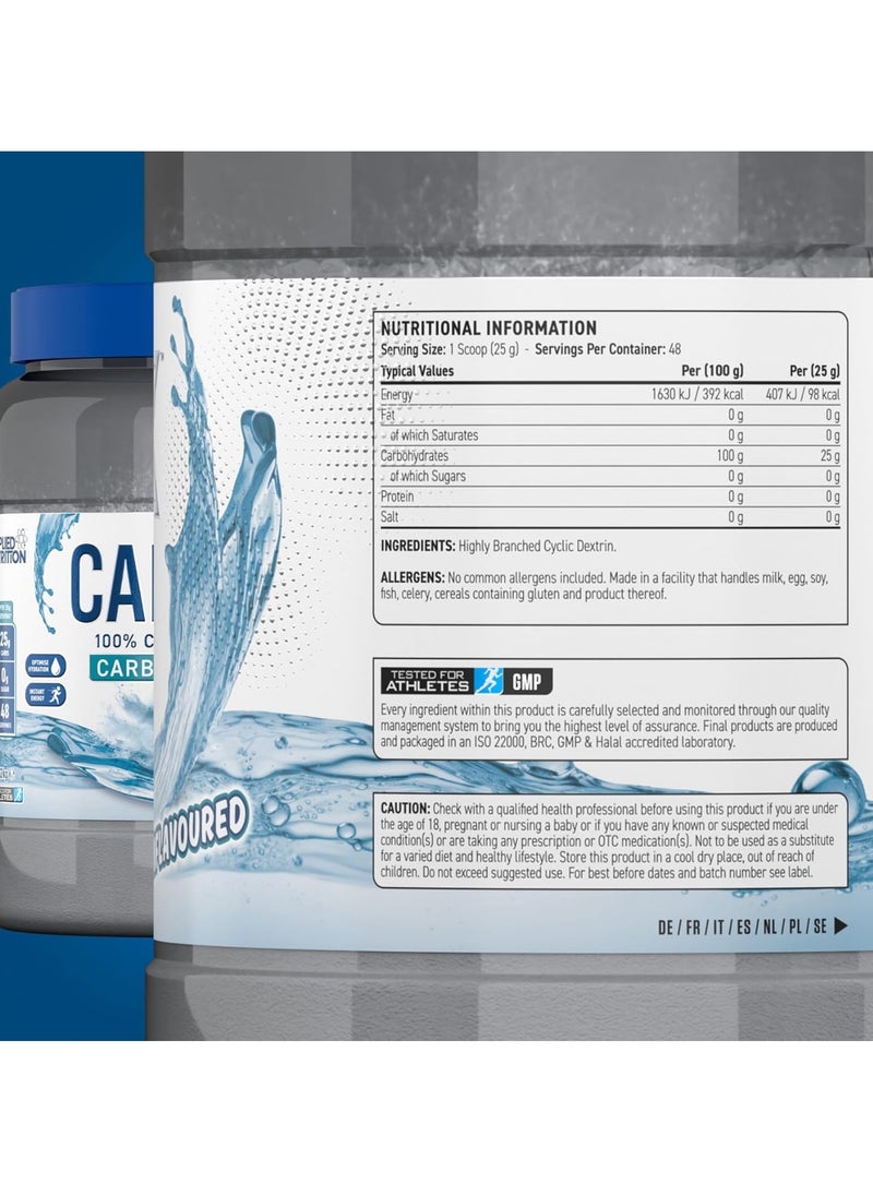Applied Nutrition - Carb-X 1.2 kg | Unflavored Complex Carbohydrate Powder | Ideal for Energy, Recovery & Muscle Mass | No Sugar - Image 1