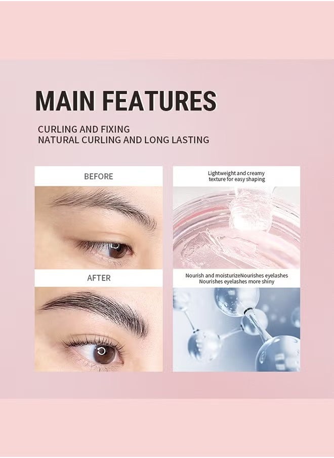 2 IN 1 Fast Perming Lash Lifting Brow Lamination Kit Lasting 6-8 Weeks Mascara Makeup Tools