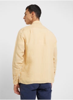 LACOSTE Logo Button Down Regular Fit Shirt  - Image 2