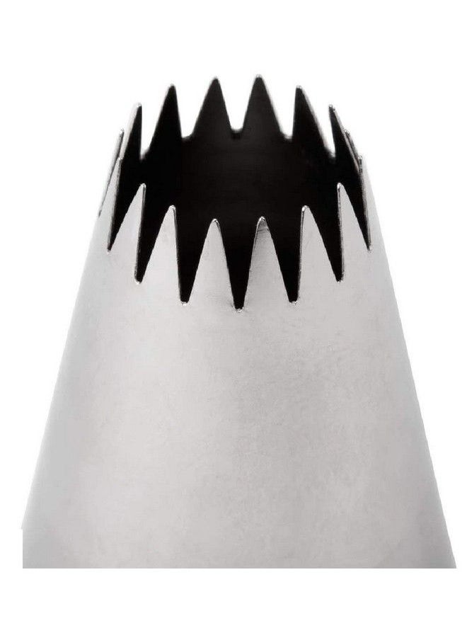 Ateco 867 French Star Pastry Tip .56 Opening Diameter Stainless Steel  - Image 1