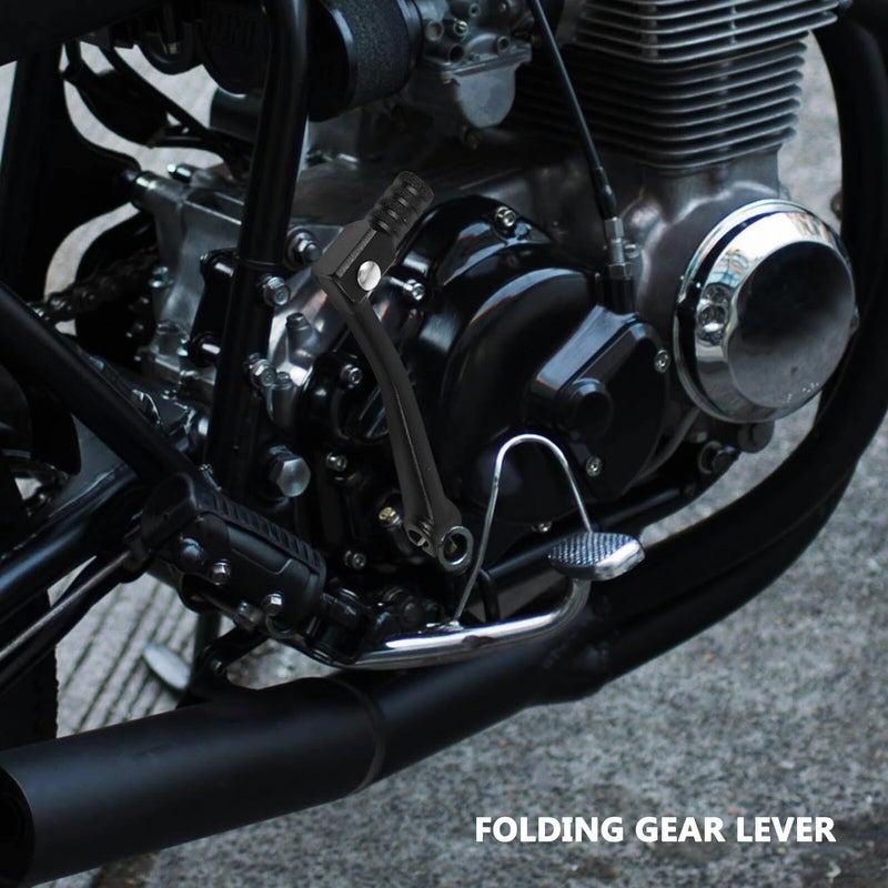 Aluminum Alloy Black Folding Motorcycle Gear Shift Lever for Off Road Dirt Bikes - Image 4