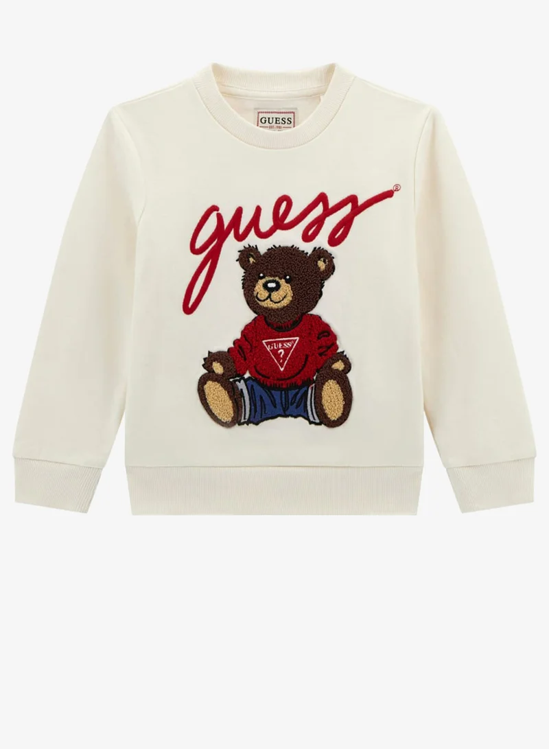 GUESS Kids Graphic Crew Neck Sweatshirt
