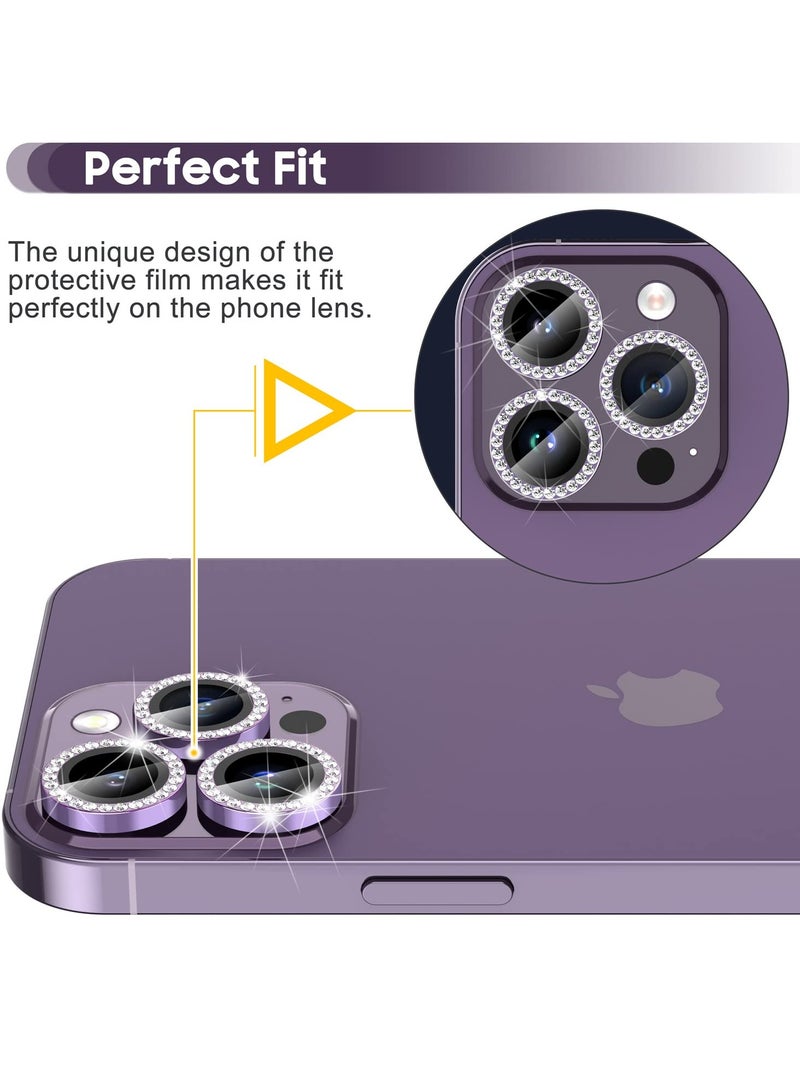 Excefore Camera Lens Protector for iPhone 14 Pro / 14 Pro Max, 9H Tempered Glass Camera Cover Screen Protector  - Image 5