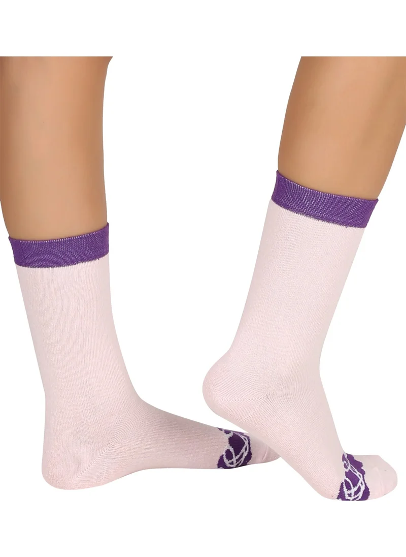 Mono Socks Nuty Purple Chocolate Donut Socks