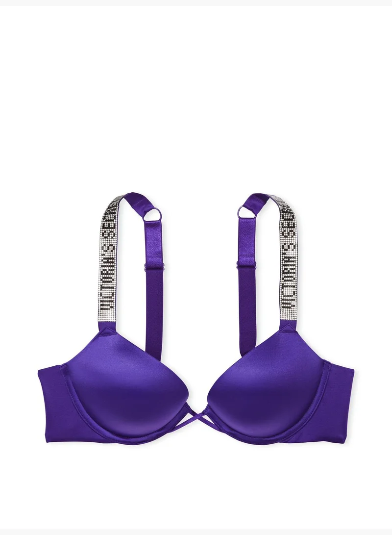 Victoria's Secret Bombshell Add-2-cups Shine Strap Push-Up Bra
