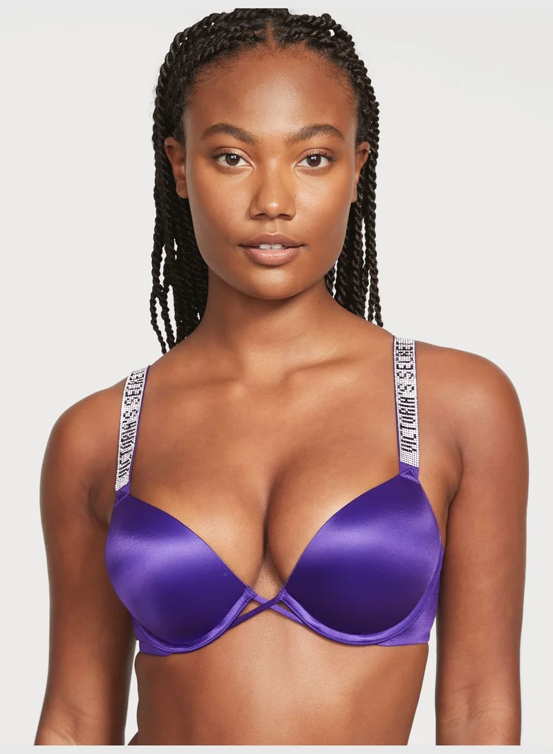 Victoria's Secret Bombshell Add-2-cups Shine Strap Push-Up Bra