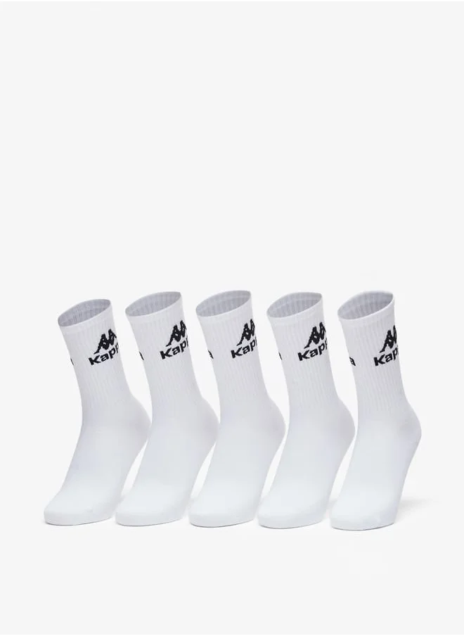 كابا Women's Logo Print Ankle Length Socks - Set of 5