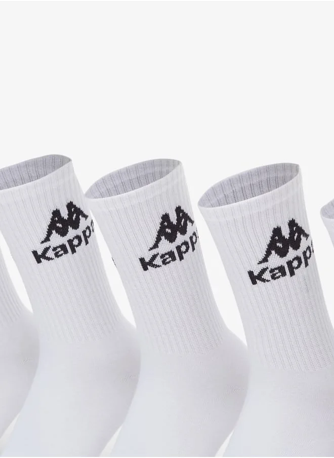 كابا Women's Logo Print Ankle Length Socks - Set of 5