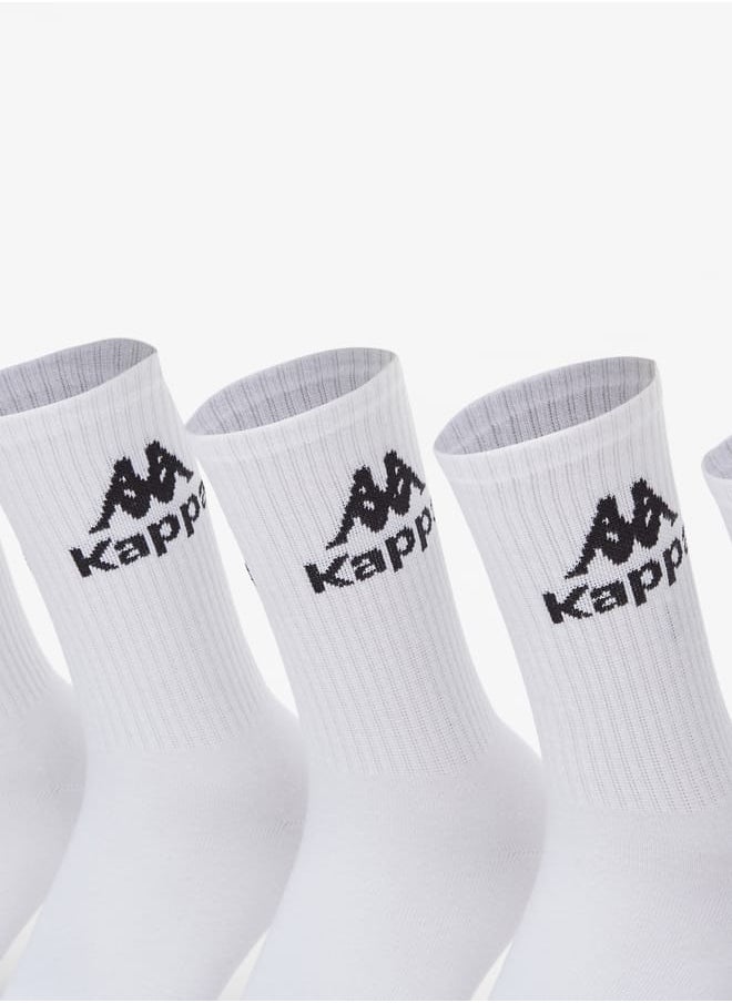Kappa Women's Logo Print Ankle Length Socks - Set of 5  - Image 2