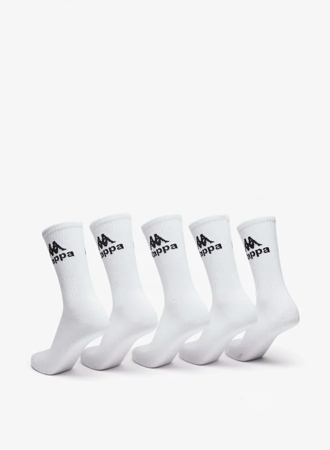 كابا Women's Logo Print Ankle Length Socks - Set of 5