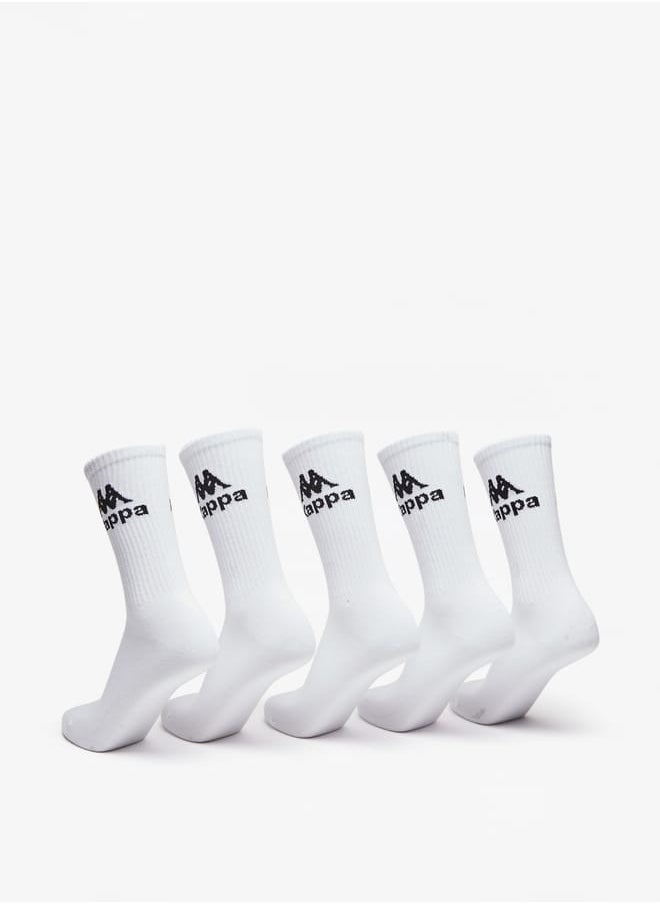 Kappa Women's Logo Print Ankle Length Socks - Set of 5  - Image 3