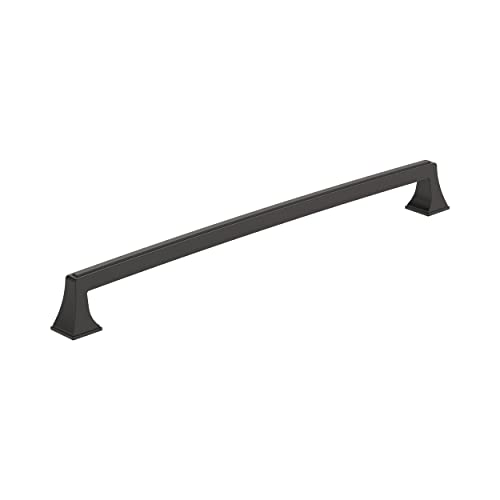 Amerock BP53537BBR Black Bronze Cabinet Pull 1258 in 320 mm CentertoCenter Cabinet Handle Mulholland Drawer Pull Kitchen Cabinet Handle Furniture Hardware - Image 1