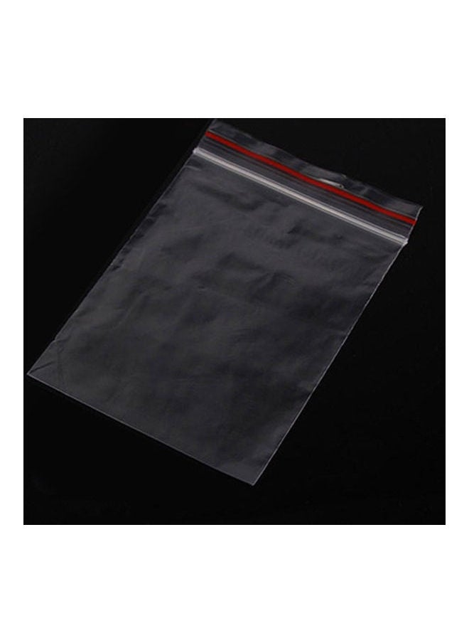 NIBEMINENT 100-Piece Reclosable Zipped Lock Bags Clear  - Image 2