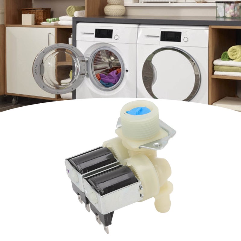 Washing Machine Water Valve Dual Heads Magnetic Inlet Valve for Samsung Cylinder Washing Machine FPS180A 220‑240V - Image 3