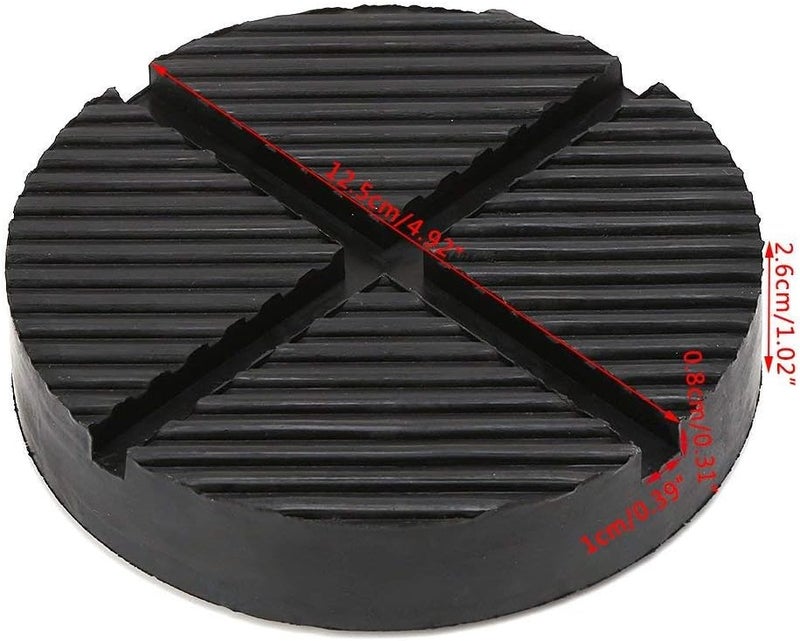 GeeWatom Universal Floor Jack Rubber Pad Adapter - 2 Pack - Image 2