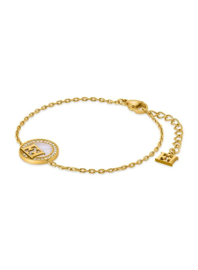 ESCADA Hannah Gold Plated 316L Stainless Steel Bracelet for Women, 170mm