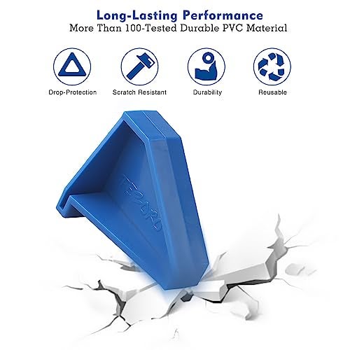Tezoro Flooring Spacers,Laminate Wood Flooring Tools,Compatible w/Vinyl Plank, Hardwood & Floating Floor Installation etc,Hardwood Flooring w/1/4 Gap,Special Triangle Stay in Place (24) - Image 2