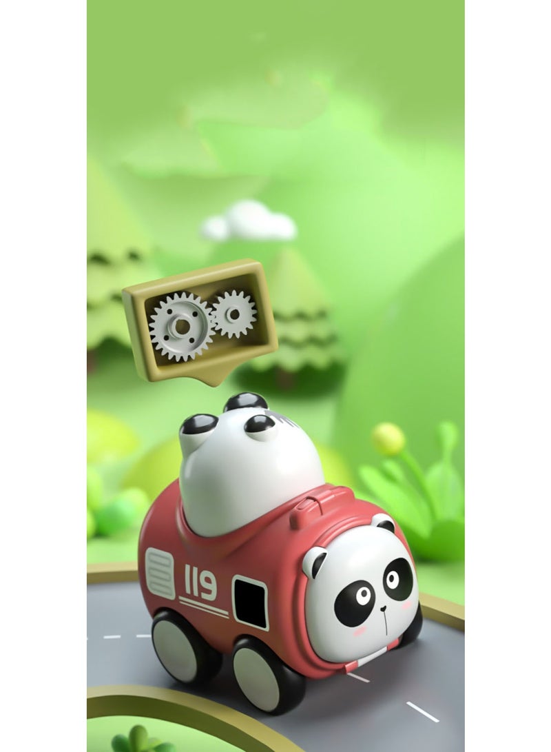 3PCS Press & Go Animal Cars Set | Cute Animal Inertia Sliding Toys | For Boys & Girls | Battery-Free Press Mechanism | Long-Distance Gliding | Soft Rubber Wheels Anti-Slip & Durable | ABS Shockproof Material | Ergonomic Size for Small Hands | Parent-Child Interactive Toy | Perfect Gift - Image 4