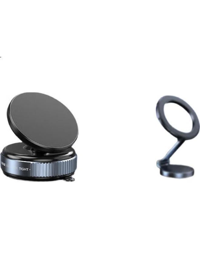 Kovol Vacuum Strong Magnetic Phone Holder Car Mount Tablet Bedside Desktop Floor Live Broadcast Lazy Multi-Function Suction Cup Car Special Navigation Folding Support Stand - Image 3