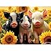 Bits and Pieces 500 Piece Puzzles for Adults Large 18 x 24 Jigsaw Puzzles 500 Pieces Baby Pigs in Sunflowers Random Die Cut No 2 Pieces Alike Hello Sunshine - Image 4