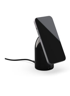 Unisynk UNISYNK MAGNETIC WIRELESS DESK CHARGER QI2? 15W Fast Charging, Rotatable Display, Qi2 & MagSafe Compatible, Includes EU/UK/US Adapters & 2m USB-C Cable- Black  - Image 2