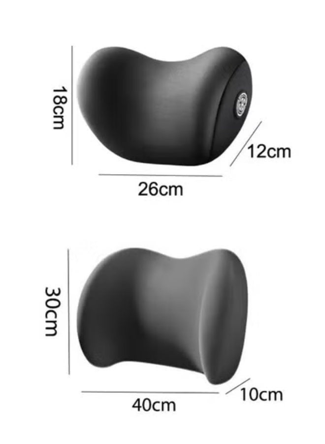 Arabest Car Neck Pillow and Lumbar Support Set, Ergonomic Neck and Back Support, High-Density Foam Padding, Comfortable Long Drives, Car Neck and Lumbar Cushion (1 Neck Pillow + 1 Lumbar Support) - Image 5