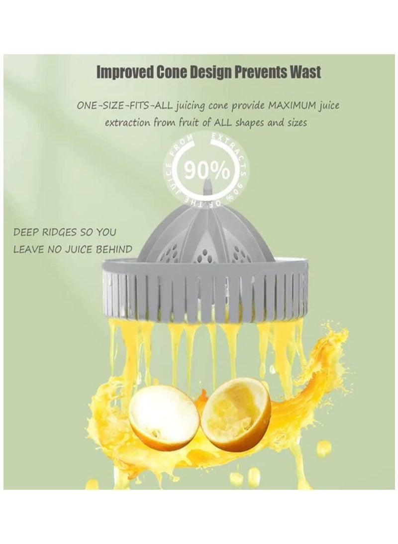 ELTRAZONE Electric Citrus Juicer, Portable Rechargeable Powerful Electric Juicer Cordless Fruit Juicer, Multifunctional 1-Button Easy Press Lemon Orange Squeezer Machine for Home & Travel Blender - Image 4