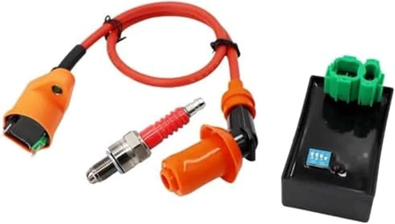 Wivplex Ignition Coil Racing Spark Plug Set for GY6