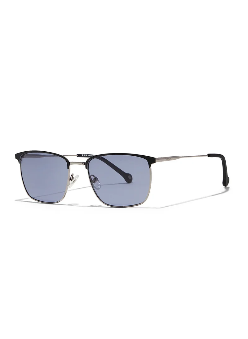 30Sundays Relic,Men Sunglasses, Rectangle Sunglasses, UV Protection: UV400 (Black,Blue)