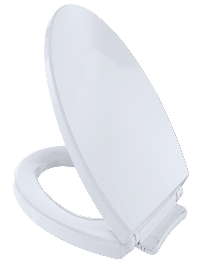 Toto SS114#01 SS114 01 SoftClose Elongated Toilet Seat Cover, Cotton White - Image 1