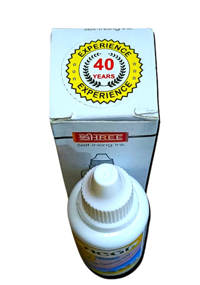 ACGL Stamp Ink Refill for Pre-Ink Stamps (30 ML, 1 PCS) (Blue) - Image 2