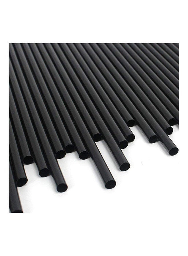 HOMESTAR 100-Piece long Individually Wrapped Disposable Plastic Drinking Straws 21 cm - Image 3