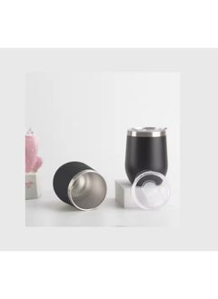 Kalon Travel WineTumbler Coffee Mug, Tumbler , Double Wall Vacuum Durable Coffee Mug, BLACK Cocktail,Beer,  - Image 2