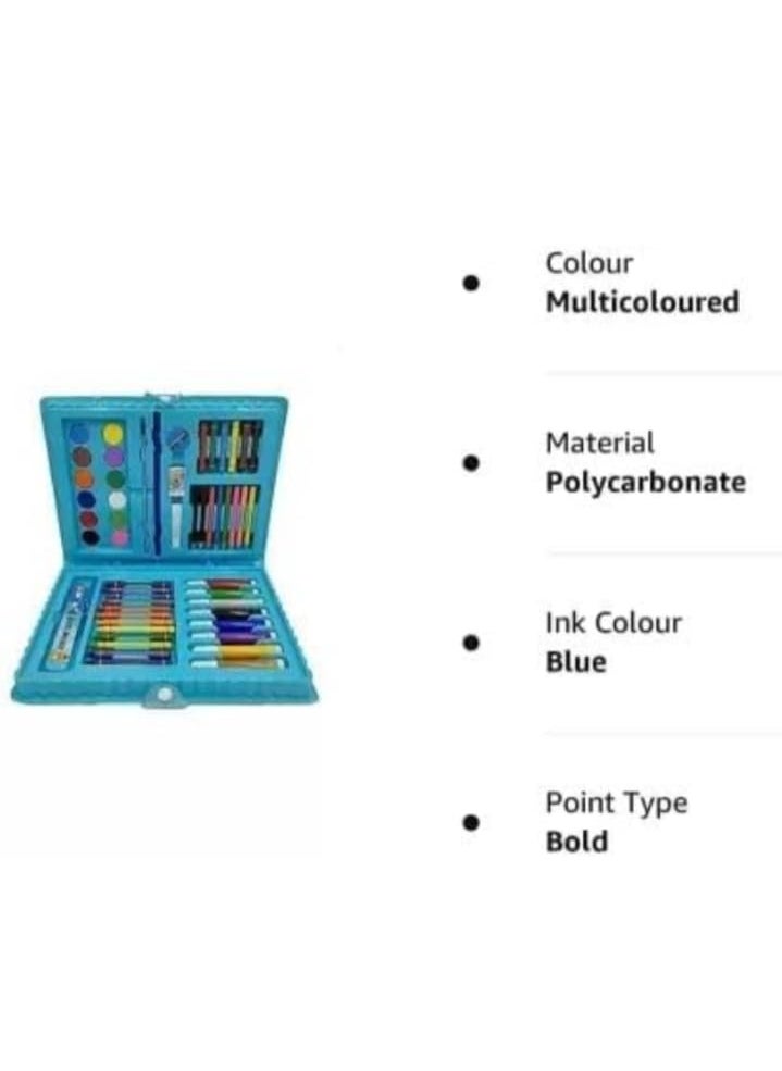 Manos Manos 68 Pieces Kids Colour Set with Wax Crayons Colour Pencils Watercolours Pastels PACK OF 1  - Image 5