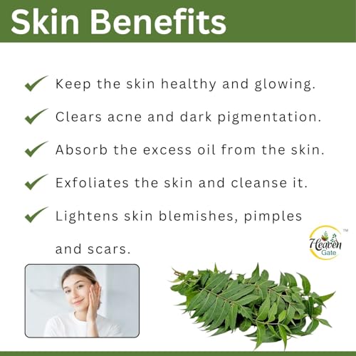 Heaven Gate Dry Neem Leaves – and Versatile Herb for Wellness, Perfect for Herbal Teas, DIY Remedies, Skin Care, and Traditional Ayurvedic Practices, Packed for Long-Lasting Freshness (250 GM) - Image 4
