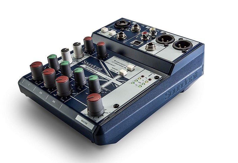 Soundcraft Notepad 5 Small-Format Analog Mixing Console with USB I/O - Image 4