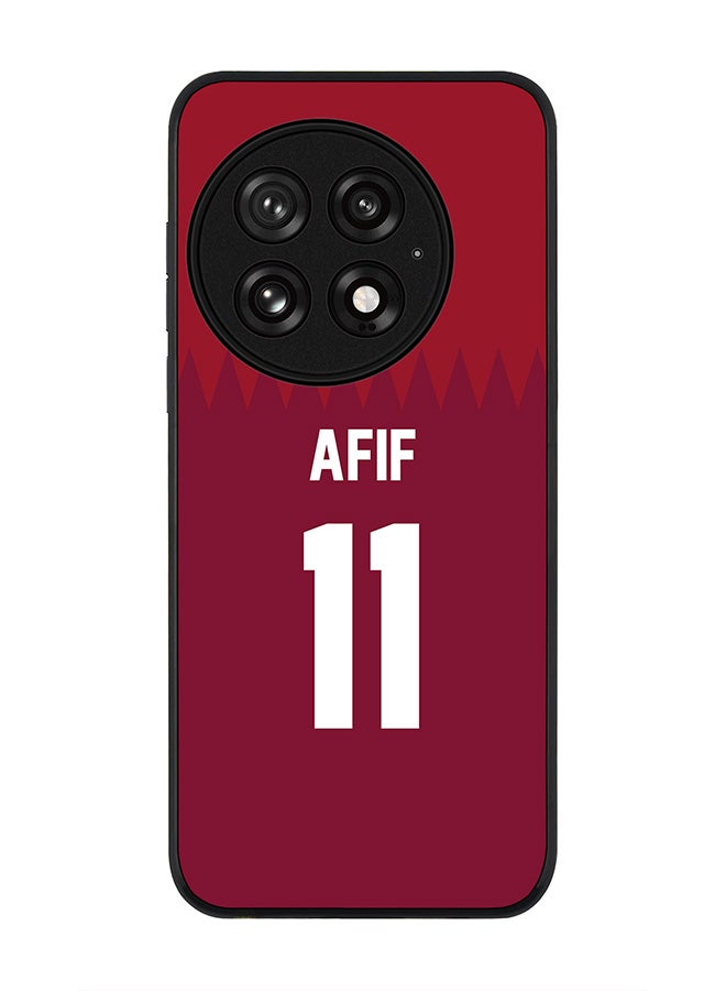 Stylizedd For OnePlus 13 5G Case,Slim fit Camera Protection, Shockproof Thin Phone cover  - Football - Qatar,  Afif - Image 1