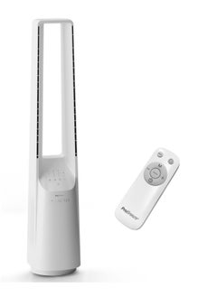 Pro Breeze 40 inch Bladeless Tower Fan with DC Motor - Ultra Quiet Fan with Remote Control, LED Display, 6 Fan Speeds, 5 Operation Modes, 60° Automatic Oscillation & 7H Timer  - Image 1