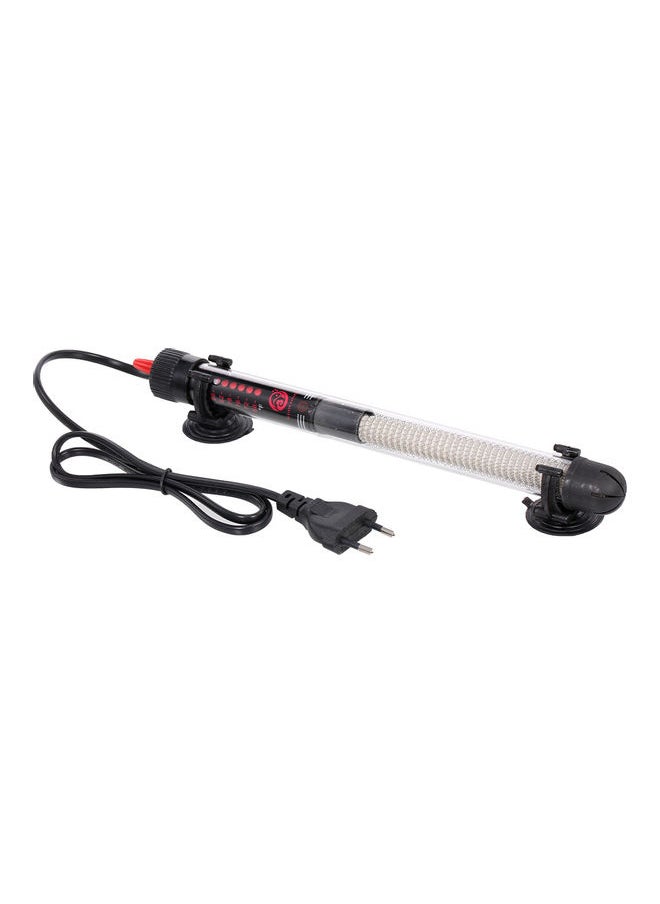 NIBEMINENT - Aquarium Heater Submersible 100W Adjustable Temperature with Suction Cups Black 28.00 x 4.00 7.00cm - Image 1