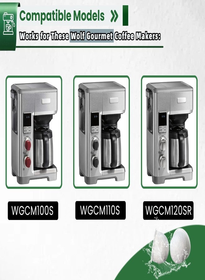 Wangenbro 12 Pack WGCM350 Activated Carbon Water Filter Pods Replacement for Wolf Gourmet Coffee Maker System - Compatible with WGCM100S WGCM110S WGCM120S - Image 2