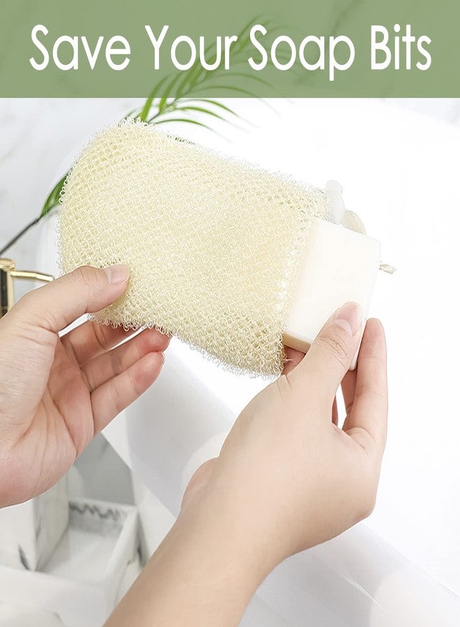 Linkidea 6 Pack Exfoliating Mesh Soap Bag Saver Set, Wholesale Nylon Bar Pouch with Drawstring, Body Scrubber Pocket Holder for Bath Shower - Image 3